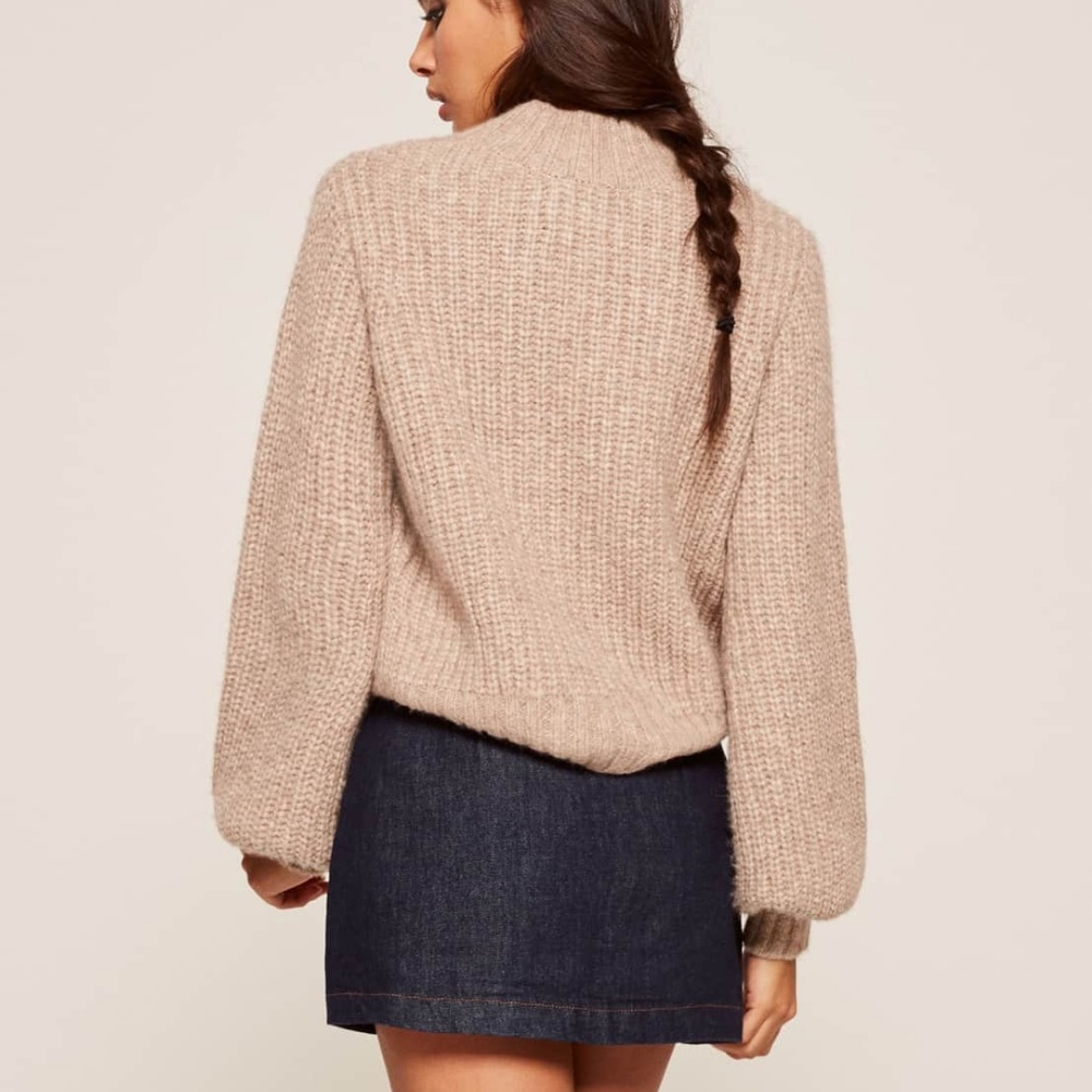 Reformation Jean Volta button candace mini Skirt - Picture 5 of 7